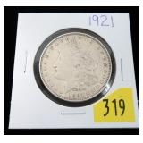 1921 Morgan dollar