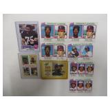 Lot, 9 sports cards includes: Joe Greene, Hank