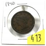 1850 U.S. Large cent