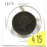 1852 U.S. Large cent