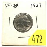 1927 Buffalo nickel
