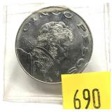 1978 Mexican 5 pesos