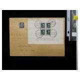 Germany Souvenir Sheet (SP 90) Cover 1937 3rd