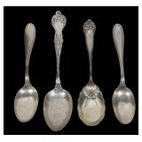 x4- Sterling silver spoons, 3.83 Troy oz. tw,