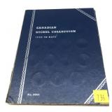 Partial set of Canadian nickels, 30 pcs.