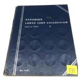 Partial set Canadian large cents 1876-1917,