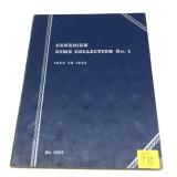 x10- Canadian dimes, mixed dates, -x10 dimes,