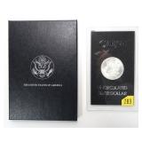 1883-CC GSA Morgan dollar, Government slab