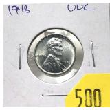 1943 Lincoln cent, Unc.