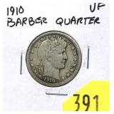 1910 Barber quarter