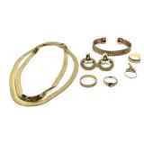 Lot, gold filled and fashion jewelry, including