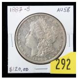 1887-S Morgan dollar