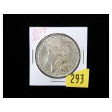 1889 Morgan dollar, AU