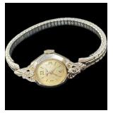 Benrus 10K gold plated ladies wrist watch with