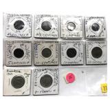 Lot of world coins, 55 pcs.