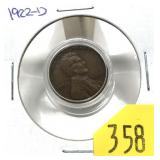 1922-D Lincoln cent