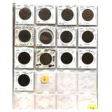 Lot of world coins, 129 pcs.