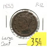 1853 U.S. large cent