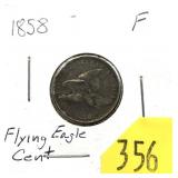 1858 Flying Eagle cent