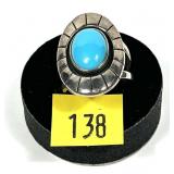 Desert Rose Trading vintage turquoise ring,