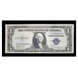 $1 Silver certificate, series of 1935B, AU
