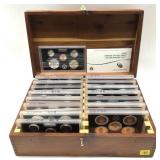 Lot of 16 silver Proof sets 2016-2020, no boxes,