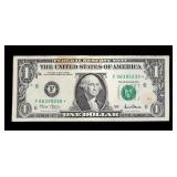 $1 Federal Reserve star note, series of 2001