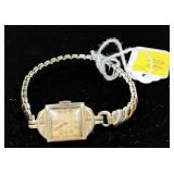 Hamilton 10K gold filled ladies wrist watch with