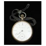 Elgin Model 5 17-jewel 18 size open face pocket