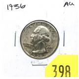 1936 Washington quarter