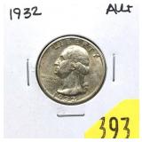 1932 Washington quarter