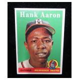 Hank Aaron 1958 Topps #30 card