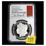2023-S Morgan silver dollar, NGC slab certified