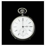 Droz & Perret St. Imier Swiss stem wind open face