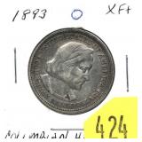 1893 Columbian half dollar