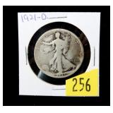 1921-D Walking Liberty half dollar