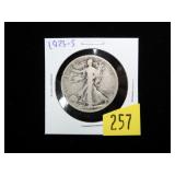 1923-S Walking Liberty half dollar