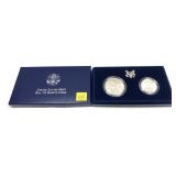 1993 Bill of Rights commemorative 2-piece set,