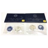 x2- Eisenhower Unc. dollars: 1971, 1974,