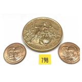 Lot of tokens, 3 pcs.
