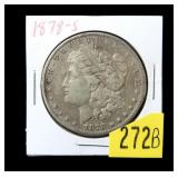 1878-S Morgan dollar