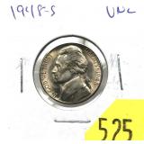 1948-S Jefferson nickel, Unc.