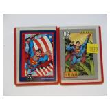 Superman DC Comics Cards 18 & 37