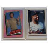 Michael Jackson 1984 card (has crease) + Kirby