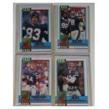 Lot, Buffalo Bills Topps 1990 cards: 204-207, Jim