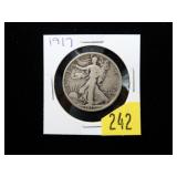 1917 Walking Liberty half dollar