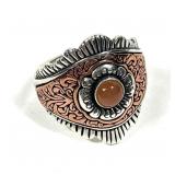 Carolyn Pollack sterling silver and copper inlay