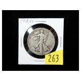 1938-D Walking Liberty half dollar