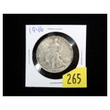 1946 Walking Liberty half dollar