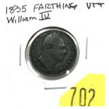 1835 British farthing
